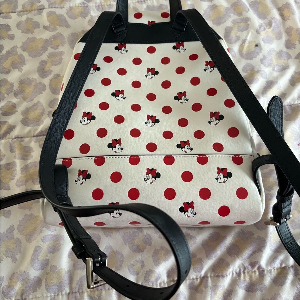 Kate Spade Minnie Mouse mini Backpack LIKE NEW - Picture 5 of 7